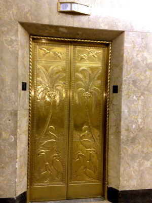 elevator door at Dupont building