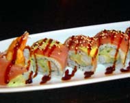 Dragon Roll at Flirt Sushi in Miami Beach
