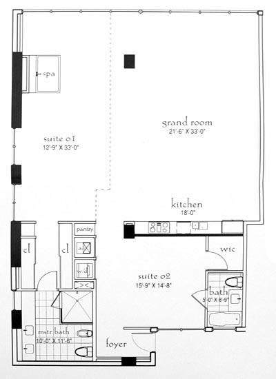 Loft 1 Floor Plan