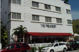 President Hotel on Collins Avenue