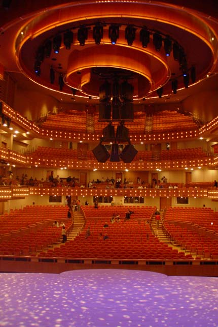 Knight Concert Hall from Center Stage