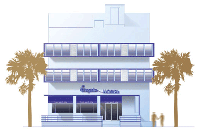 Penguin in Miami Beach