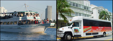 Biscayne Bay Sightseeing Cruise in Miami, Florida.